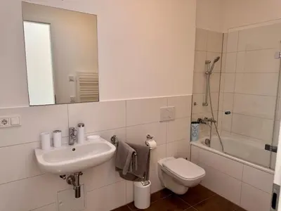 Ein Badezimmer in der Unterkunft Central Berlin Ku'damm Apartment