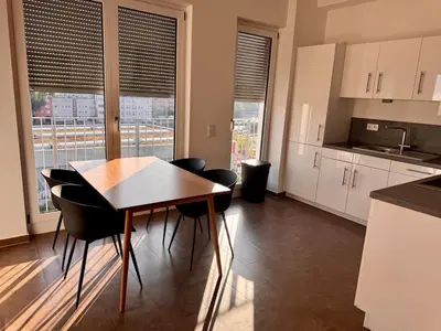 Küche/Küchenzeile in der Unterkunft Central Berlin Ku'damm Apartment