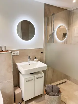Ein Badezimmer in der Unterkunft Altstadtflair urban wohnen ruhig entspannen