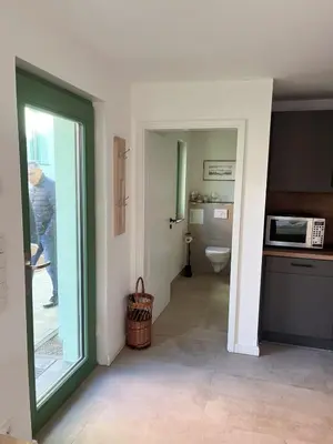 Ein Badezimmer in der Unterkunft Altstadtflair urban wohnen ruhig entspannen