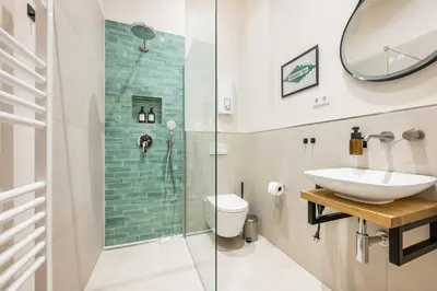 Ein Badezimmer in der Unterkunft Moderne Design Apartments im Herzen von Prenzlauer Berg