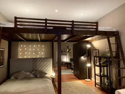 Ein Bett oder Betten in einem Zimmer der Unterkunft Family Apartment in Prenzlauer Berg
