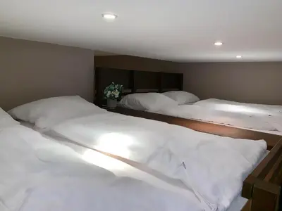 Ein Bett oder Betten in einem Zimmer der Unterkunft Family Apartment in Prenzlauer Berg