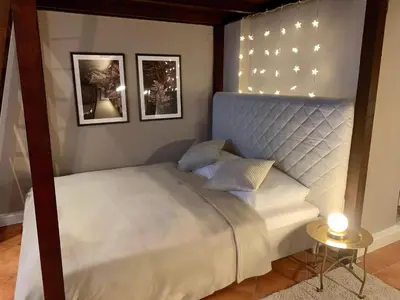 Ein Bett oder Betten in einem Zimmer der Unterkunft Family Apartment in Prenzlauer Berg