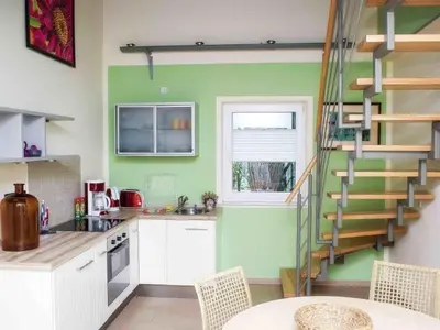 Küche/Küchenzeile in der Unterkunft Apartment Moderne Maisonette-Wohnung mit Terrasse by Interhome