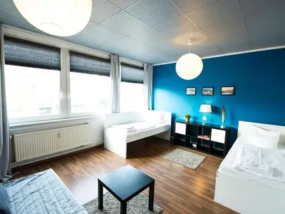 Ein Bett oder Betten in einem Zimmer der Unterkunft Apartment in Berliner Innenstadt by Interhome