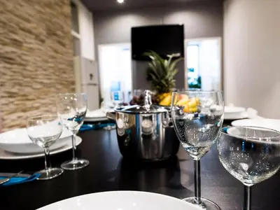 Getränke in der Unterkunft Apartment in Berliner Innenstadt by Interhome