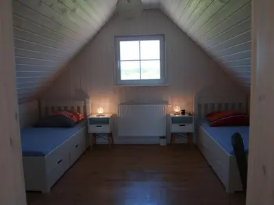 Ein Bett oder Betten in einem Zimmer der Unterkunft Holiday Home Hafendorf Zerpens by Interhome