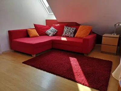 Ein Sitzbereich in der Unterkunft Holiday Home für 6 Personen ca- 120 m² in Zepernick- Brandenburg - Berlin und Umgebung by Interhome