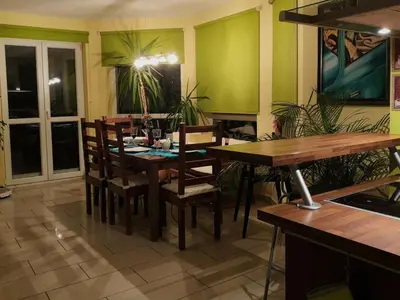 Ein Restaurant oder anderes Speiselokal in der Unterkunft Holiday Home für 6 Personen ca- 120 m² in Zepernick- Brandenburg - Berlin und Umgebung by Interhome
