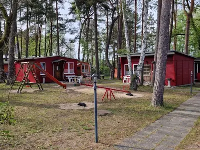 Ein Kinderspielbereich in der Unterkunft Holiday Home Ferienanlage Am Sidowsee by Interhome