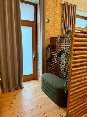 Ein Sitzbereich in der Unterkunft Cute Flat in Prenzlauer Berg