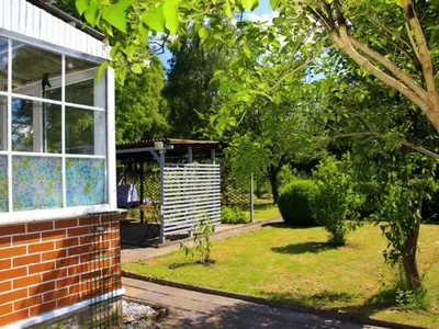 Ein Garten an der Unterkunft Holiday Home in Storkow mit Schönem Garten by Interhome