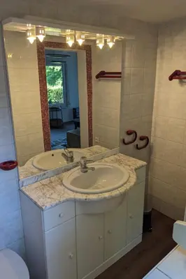 Ein Badezimmer in der Unterkunft Holiday Home in Süd-Waldhanglage mit tollem Seeblick by Interhome