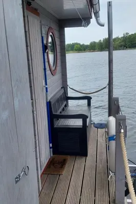 Blick auf einen Fluss in der Nähe der Ferienwohnung