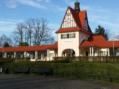 Das Gebäude in dem sich die Ferienwohnung befindet