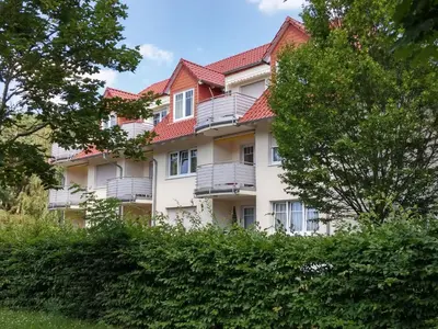 Das Gebäude in dem sich die Ferienwohnung befindet