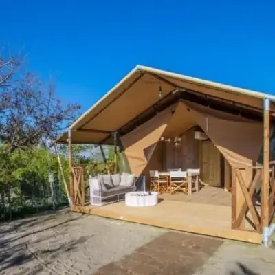 Holiday Home Gemütliches Safarizelt mit Grill und Garten by Interhome
