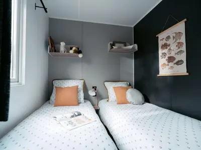 Ein Bett oder Betten in einem Zimmer der Unterkunft Apartment in Hohenlychen mit Grill- Loggia 5 by Interhome