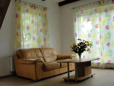 Ein Sitzbereich in der Unterkunft Holiday Home Roswitha 1 by Interhome