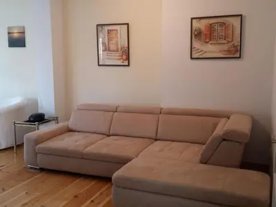 Ein Sitzbereich in der Unterkunft Apartment Appartement am See by Interhome