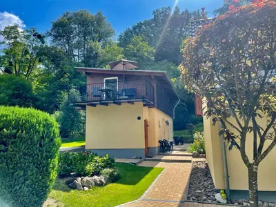 Ein Garten an der Unterkunft Apartment Appartement in Joachimsthal mit Kleiner Terrasse by Interhome