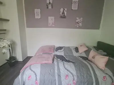 Ein Bett oder Betten in einem Zimmer der Unterkunft Holiday Home Feriendomizil Sasse by Interhome