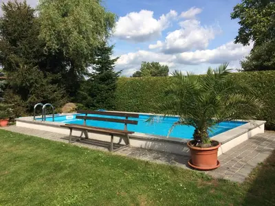 Der Swimmingpool an oder in der Nähe von Landurlaub in Schiebsdorf