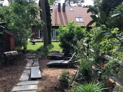 Ein Garten an der Unterkunft Welsh Dragon