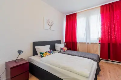 Ein Bett oder Betten in einem Zimmer der Unterkunft BIG Central City Apartments in Schöneberg