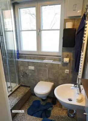 Ein Badezimmer in der Unterkunft Pension Pichelsdorf