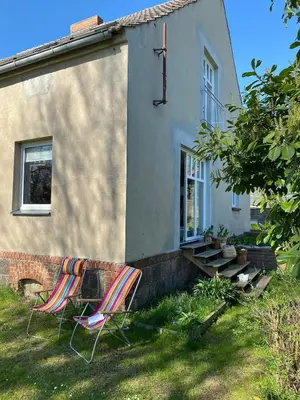 Ein Garten an der Unterkunft Käthes Sommerfrische