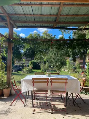 Ein Garten an der Unterkunft Käthes Sommerfrische