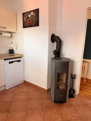 Küche/Küchenzeile in der Unterkunft Apartment für max 6 Personen nahe Berlin und Potsdam