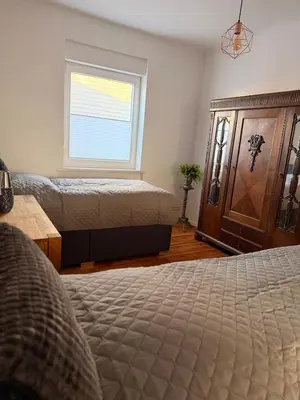 Ein Bett oder Betten in einem Zimmer der Unterkunft Apartment für max 6 Personen nahe Berlin und Potsdam