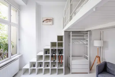 Ein Bett oder Betten in einem Zimmer der Unterkunft Spacious Apartment for 7 with Cinema Room