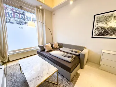 Ein Sitzbereich in der Unterkunft Spacious Apartment for 7 with Cinema Room