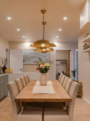 Ein Sitzbereich in der Unterkunft ALEXA 2x Chic Design Apartment up to 15 persons