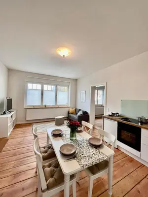 Küche/Küchenzeile in der Unterkunft Ferienwohnung