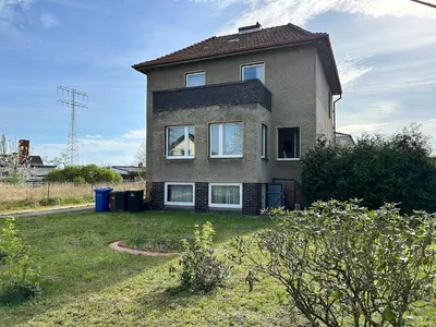 Das Gebäude in dem sich die Ferienwohnung befindet