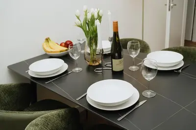 Getränke in der Unterkunft Homely Berlin - Familien & Gruppen, Eigener Eingang, Top Anbindung