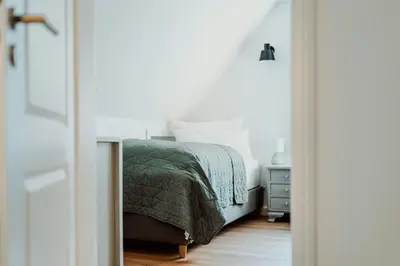 Ein Bett oder Betten in einem Zimmer der Unterkunft Lovely Holiday Apartment In Lower Spreewald