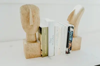 Die Bibliothek im Ferienhaus