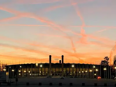 Blick auf den Sonnenuntergang/Sonnenaufgang von der Ferienwohnung aus oder aus der Nähe