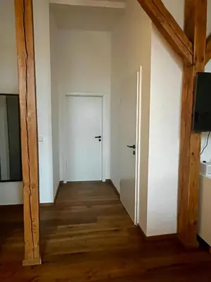 TV/Unterhaltungsangebot in der Unterkunft Urbane Dachgeschosswohnung, Blick auf Fernsehturm