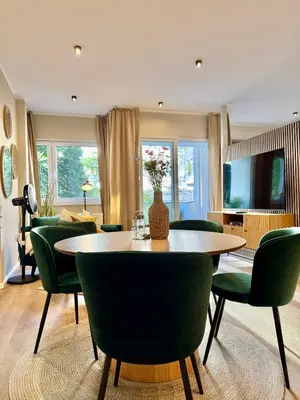 TV/Unterhaltungsangebot in der Unterkunft Elegantes Single-Apartment U39-3