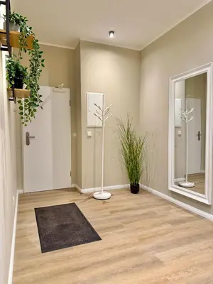 Ein Badezimmer in der Unterkunft City-Apartment mit Balkon U39-4