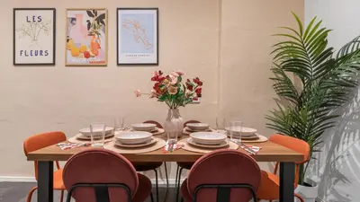 Grundriss der Unterkunft Yasmin Stay - Gemütliches Apartment in Friedrichshain - 75QM