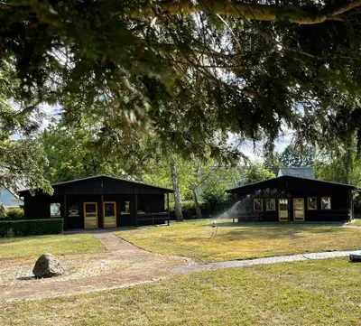 Ein Garten an der Unterkunft HerbergeZumBrieselang