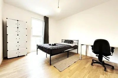 Grundriss der Unterkunft HolidayHome Apartments I Modern Apartment in Berlin-Lichtenberg